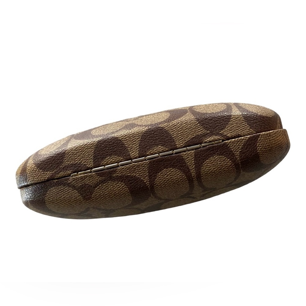 Coach Women's Tan case sunglasses. - Picture 3 of 8